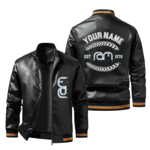Vintage RAM Racing Exclusive Logo Jacket Est 1976, Classic Ribbed Collar and Striped Cuffs, Custom Name HIDI280225Y12LJ93RAR