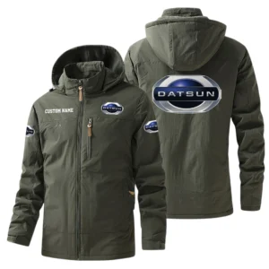Datsun Windbreaker Jacket Hooded, Warm Lining Waterproof Outdoor Running Jacket For Men, Custom Name HIHI240225Y17WO88DAT