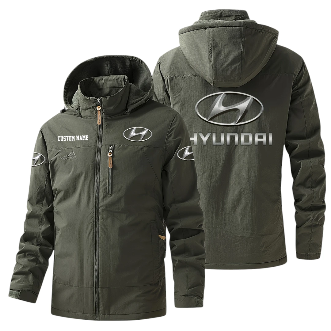 Hyundai Windbreaker Jacket Hooded, Warm Lining Waterproof Outdoor Running Jacket For Men, Custom Name HIHI250225Y17WO88HYU Hyundai Windbreaker Jacket Hooded, Warm Lining Waterproof Outdoor Running Jacket For Men, Custom Name HIHI250225Y17WO88HYU