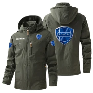 Lancia Windbreaker Jacket Hooded, Warm Lining Waterproof Outdoor Running Jacket For Men, Custom Name HIHI250225Y17WO88LAN