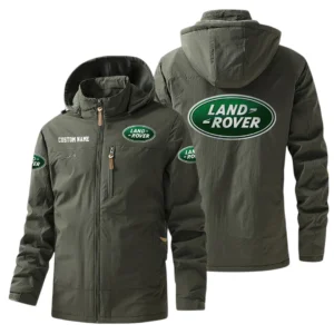Land Rover Windbreaker Jacket Hooded, Warm Lining Waterproof Outdoor Running Jacket For Men, Custom Name HIHI250225Y17WO88LAR