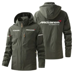 McLaren Windbreaker Jacket Hooded, Warm Lining Waterproof Outdoor Running Jacket For Men, Custom Name HIHI250225Y17WO88MCL