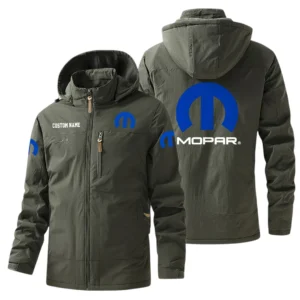 Mopar Windbreaker Jacket Hooded, Warm Lining Waterproof Outdoor Running Jacket For Men, Custom Name HIHI260225Y17WO88MOP