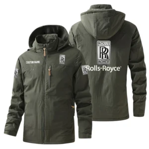 Rolls Royce Windbreaker Jacket Hooded, Warm Lining Waterproof Outdoor Running Jacket For Men, Custom Name HIHI260225Y17WO88ROR