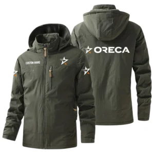Oreca Racing Team Windbreaker Jacket Hooded, Warm Lining Waterproof Outdoor Running Jacket For Men, Custom Name HIHI280225Y17WO88ORT