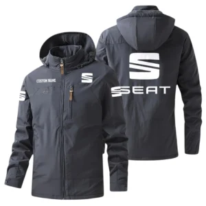 Seat Windbreaker Jacket Hooded, Warm Lining Waterproof Outdoor Running Jacket For Men Custom Name HIHI260225Y17WO88SEA