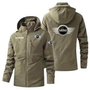 MINI Windbreaker Jacket Hooded, Warm Lining Waterproof Outdoor Running Jacket, Custom Name HIHI260225Y17WO88MIN