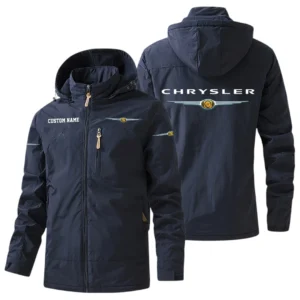 Chrysler Windbreaker Jacket Hooded Warm Lining Waterproof Outdoor Running Jacket For Men Custom Name HIHI240225Y17WO88CHR