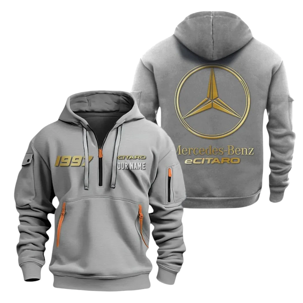 Mercedes Citaro Half Zip Hoodie, Sports Hooded Multi-Pockets, Custom Name TN0030325Y25QZ2HCT21MEB Mercedes Citaro Half Zip Hoodie, Sports Hooded Multi-Pockets, Custom Name TN0030325Y25QZ2HCT21MEB