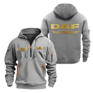 DAF Half Zip Hoodie, Sports Hooded Multi-Pockets, Custom Name TN0030325Y25QZ2HCT2DAF