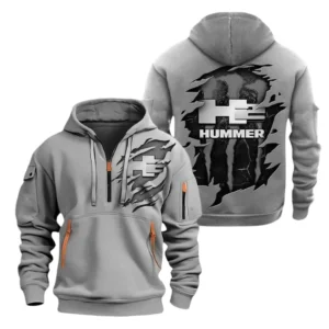 Hummer H2 Half Zip Hoodie, Sports Hooded Multi-Pockets TN060325Y25QZ2HCT2H2H