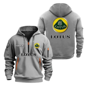 Lotus Cars Half Zip Hoodie, Sports Hooded Multi-Pockets, Custom Name TN070325Y25QZ2HCT1LOT