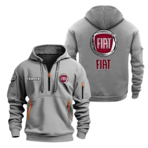 FIAT Half Zip Hoodie, Sports Hooded Multi-Pockets Custom Name TN080325Y25QZ2HCT8FIA