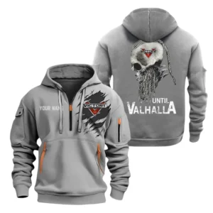 Victory Motorcycles Half Zip Hoodie, Sports Hooded Multi-Pockets, Custom Name TN100325Y25QZ2HCT2VIM