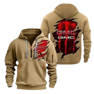 GMC Car Half Zip Hoodie, Sports Hooded Multi-Pocket TN070325Y25QZ2HCT2GMC