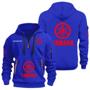 Yamaha Half Zip Hoodie Sports Hooded Multi-Pockets Custom Name HIDI050325Y25QZ2HYAM