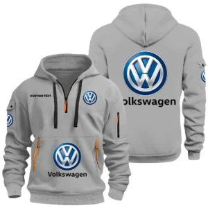 Volkswagen Half Zip Hoodie, Sports Hooded Multi-Pockets, Custom Name HIDI040325Y25QZ2HVOL