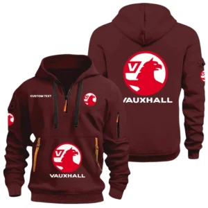 Vauxhall Half Zip Hoodie, Sports Hooded Multi-Pocket, Custom Name HIDI050325Y25QZ2HVLL