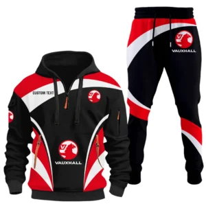 Vauxhall Half Zip Hoodie x Long Pants Set All-over Print, Custom Name HIDI140325Y26QZ3HVLL