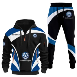 Volkswagen Half Zip Hoodie x Long Pants Set All-over Print Custom Name HIDI140325Y26QZ3HVOL