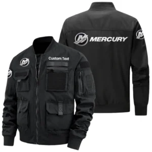 Mercury Exclusive Logo Jacket x Baseball Collar Style Multiple Pockets Men’s Hiking Outdoor Jacket Custom Name HIHI150325Y40JCXMER