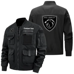 Peugeot Exclusive Logo Jacket x Baseball Collar Style Multiple Pockets Men’s Hiking Outdoor Jacket Custom Name HIHI160325Y40JCXPEU