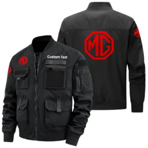 MG Cars Exclusive Logo Jacket x Baseball Collar Style Multiple Pockets Men’s Hiking Outdoor Jacket Custom Name HIHI170325Y40JCXMGC