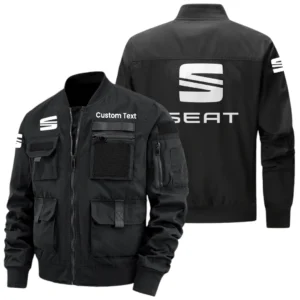 SEAT Exclusive Logo Jacket x Baseball Collar Style Multiple Pockets Men’s Hiking Outdoor Jacket Custom Name HIHI170325Y40JCXSEA
