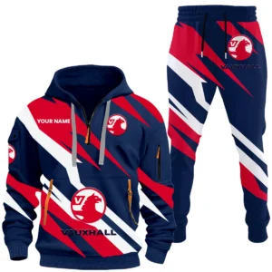 Vauxhall Half Zip Hoodie x Long Pants Set All-over Print, Custom Name HIHI130525Y26QZ3HVLL