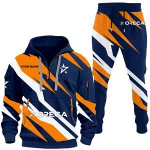 Oreca Racing Team Half Zip Hoodie x Long Pants Set All-over Print, Custom Name HIHI190525Y26QZ3HORT