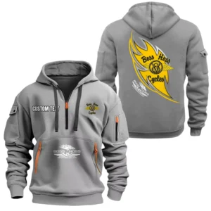 Boss Hoss Half Zip Hoodie, Sport Hooded Multi-Pocket, Custom Name TN260525Y25QZ2HCT1BHC
