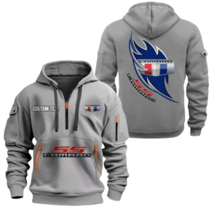 Camaro SS Half Zip Hoodie, Sport Hooded Multi-Pocket, Custom Name TN260525Y25QZ2HCT3CHC