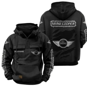 Mini Cooper Quarter Zip Hoodie Sports Hoodie Multi-Pockets Custom Name TN020625Y41HJRCT3MIN