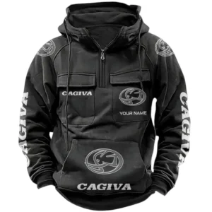 Caviga Quarter Zip Hoodie Sports Hoodie Multi-Pockets Custom Name TN240525Y41HJRCT1CAV