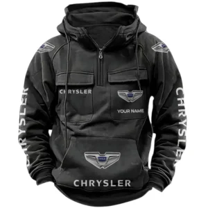 Chrysler Quarter Zip Hoodie Sports Hoodie Multi-Pockets Custom Name TN240525Y41HJRCT1CHR