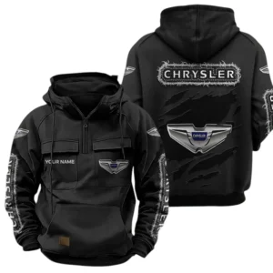 Chrysler Quarter Zip Hoodie Sports Hoodie Multi-Pockets Custom Name TN240525Y41HJRCT2CHR