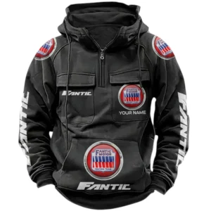 Fantic Motor Quarter Zip Hoodie Sports Hoodie Multi-Pockets Custom Name TN250525Y41HJRCT1FAM