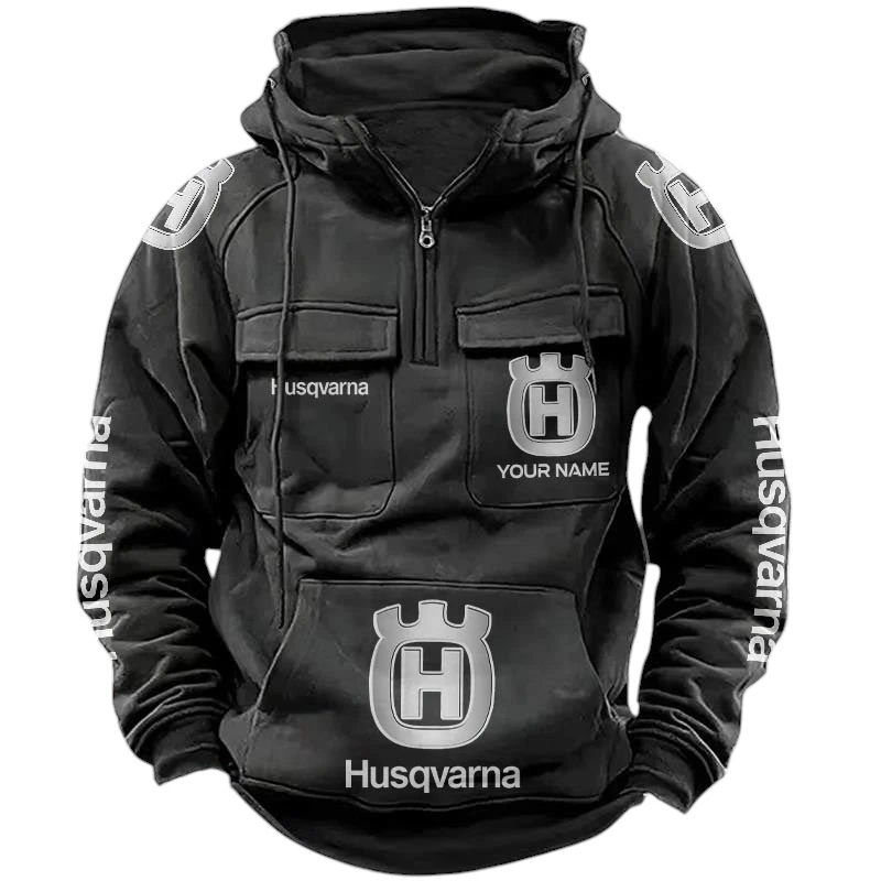 Husqvarna Motorcycles Quarter Zip Hoodie Sports Hoodie Multi-Pockets Custom Name TN250525Y41HJRCT1HUM Husqvarna Motorcycles Quarter Zip Hoodie Sports Hoodie Multi-Pockets Custom Name TN250525Y41HJRCT1HUM