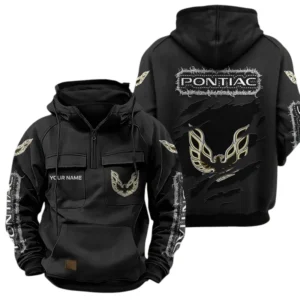 Firebird Pontiac Quarter Zip Hoodie Sports Hoodie Multi-Pockets Custom Name TN250525Y41HJRCT3FIP