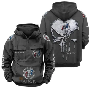 Buick Quarter Zip Hoodie, Sports Hoodie Multi-Pockets, Custom Name TN240525Y41HJRCT1BUI