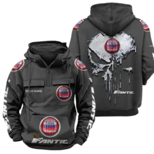 Fantic Motor Quarter Zip Hoodie Sports Hoodie Multi-Pockets Custom Name TN250525Y41HJRCT2FAM