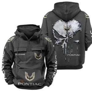 Firebird Pontiac Quarter Zip Hoodie Sports Hoodie Multi-Pockets Custom Name TN250525Y41HJRCT2FIP