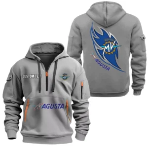 MV Agusta Half Zip Hoodie Sports Hooded Multi-Pocket, Custom Name TN040625Y25QZ2HCT1MVA
