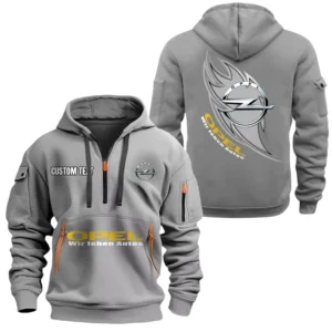 Opel Half Zip Hoodie Sports Hooded Multi-Pocket, Custom Name TN040625Y25QZ2HCT1OPE