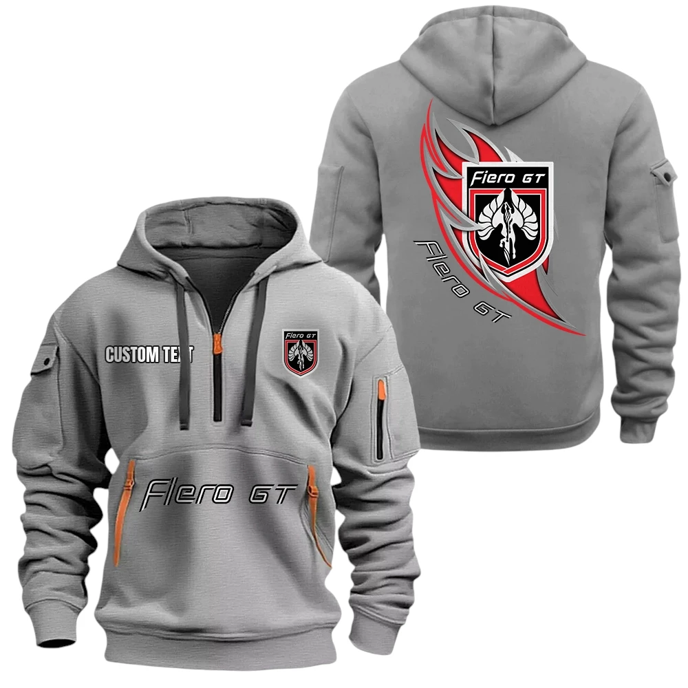 Pontiac Fiero Half Zip Hoodie Sports Hooded Multi-Pocket, Custom Name TN040625Y25QZ2HCT1POF Pontiac Fiero Half Zip Hoodie Sports Hooded Multi-Pocket, Custom Name TN040625Y25QZ2HCT1POF