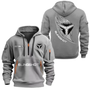 Slingshot Half Zip Hoodie Sports Hooded Multi-Pocket, Custom Name TN040625Y25QZ2HCT1SLS