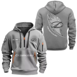 Oldsmobile Half Zip Hoodie Sports Hooded Multi-Pocket, Custom Name TN040625Y25QZ2HCT2OLD