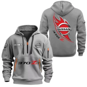 Nissan 370Z Half Zip Hoodie Sports Hooded Multi-Pocket, Custom Name TN040625Y25QZ2HCT4NIS