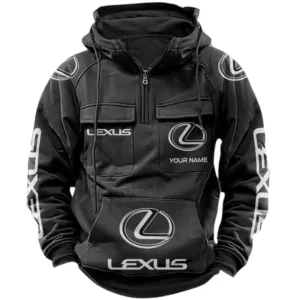 Lexus Quarter Zip Hoodie Sports Hoodie Multi-Pockets Custom Name TN020625Y41HJRCT1LEX