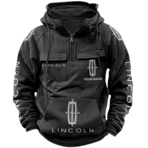 Lincoln Quarter Zip Hoodie Sports Hoodie Multi-Pockets Custom Name TN020625Y41HJRCT1LIN